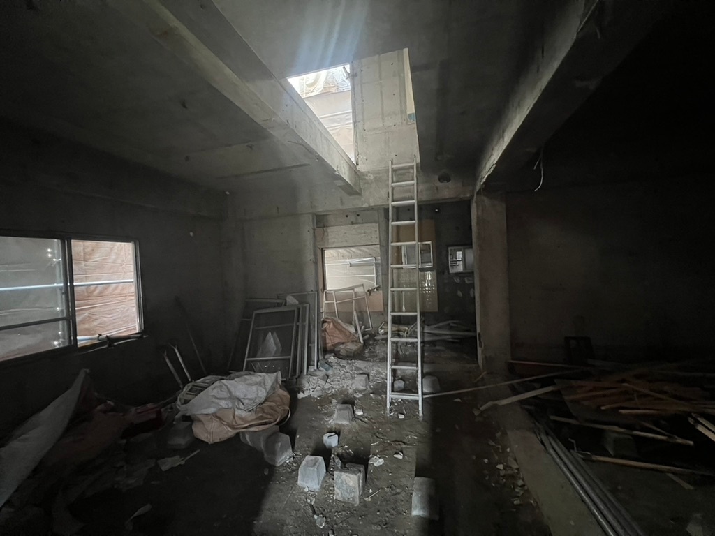 解体中@庚午の家