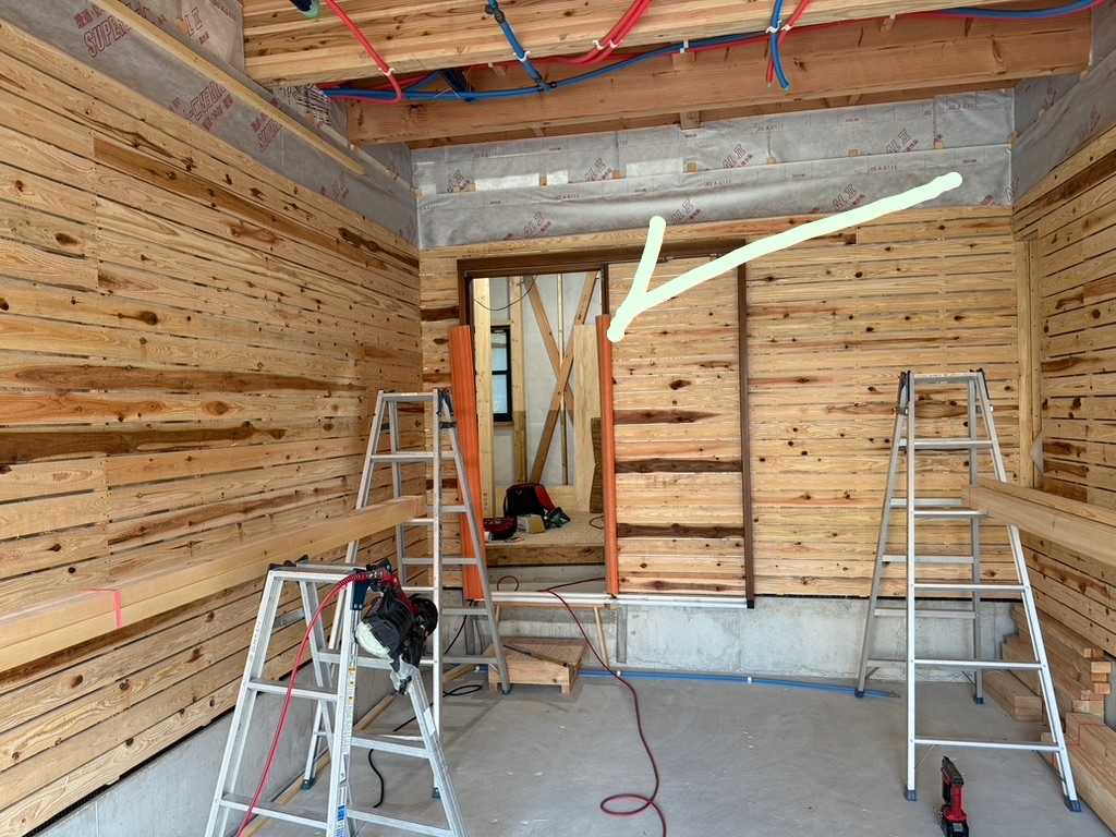 玄関ドア＠庚午の家