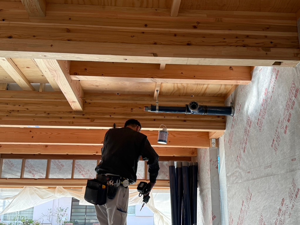 配管工事＠庚午の家