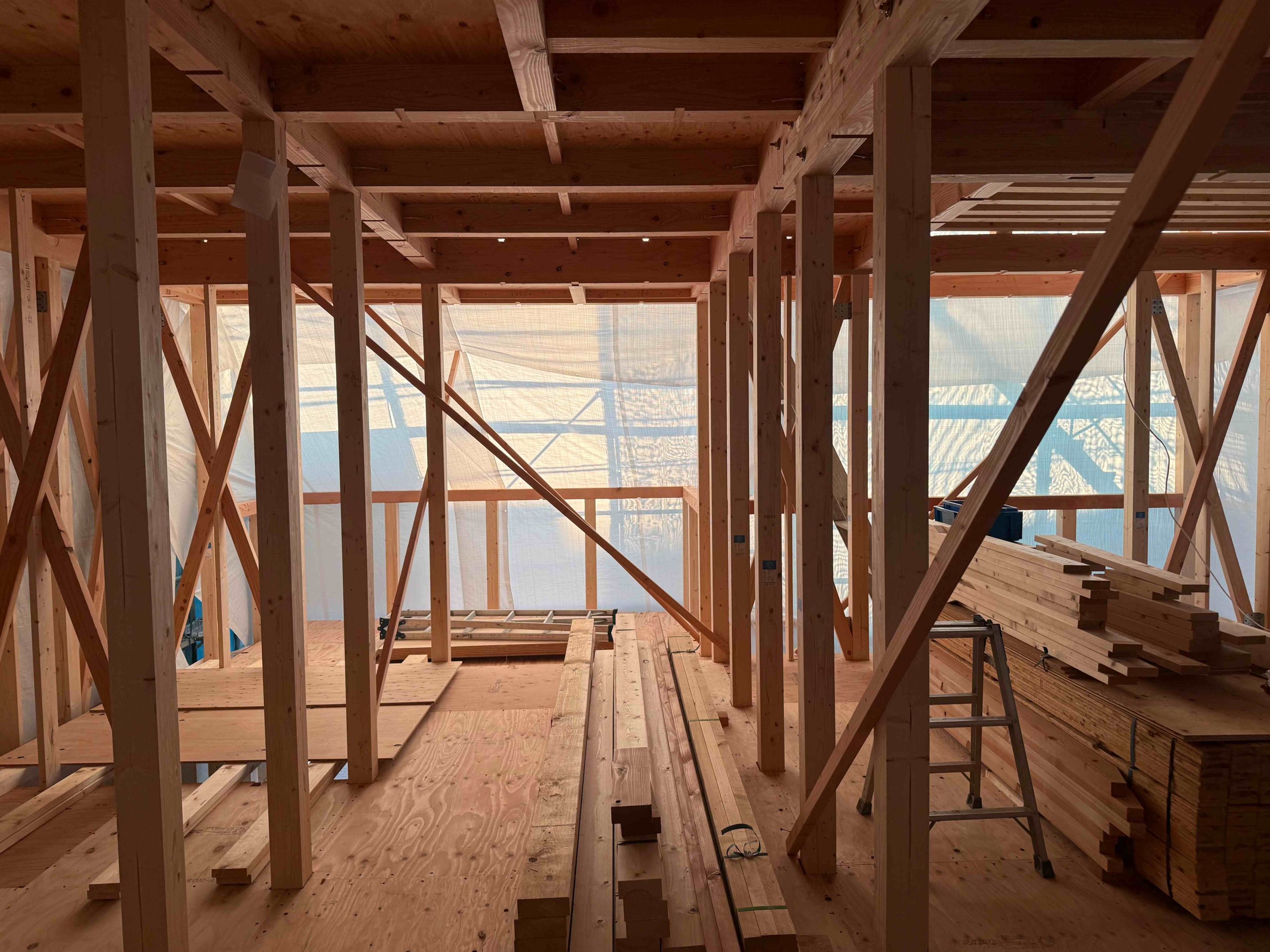 確立する作業＠庚午の家