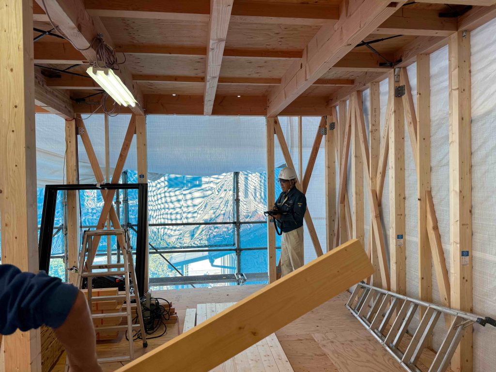 中間検査＠庚午の家