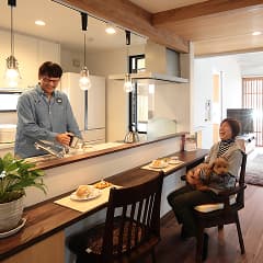 別荘にいるように、いるだけで楽しい家