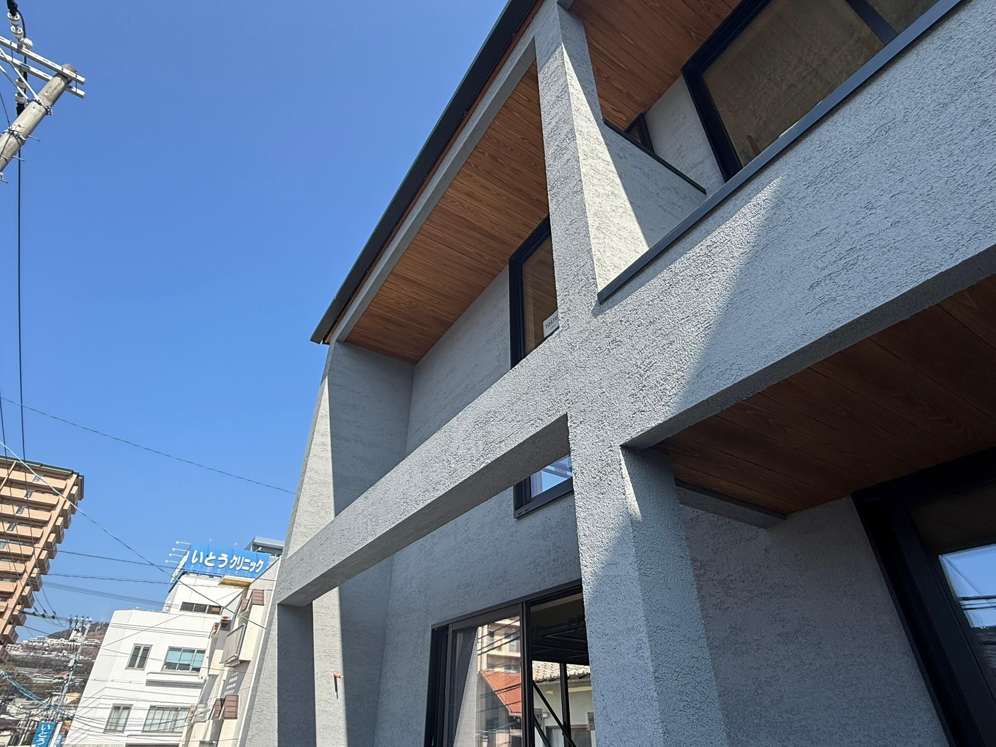 外観（躯体おひろめ）＠庚午の家