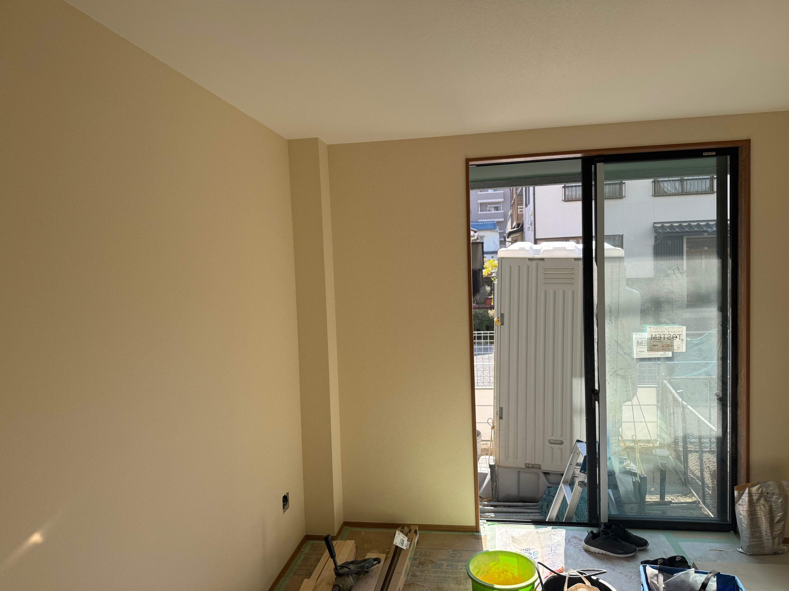 クロス貼り＠庚午の家