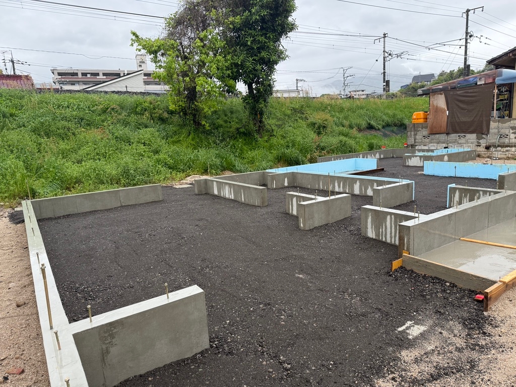 基礎工事完了＠takumi新社屋