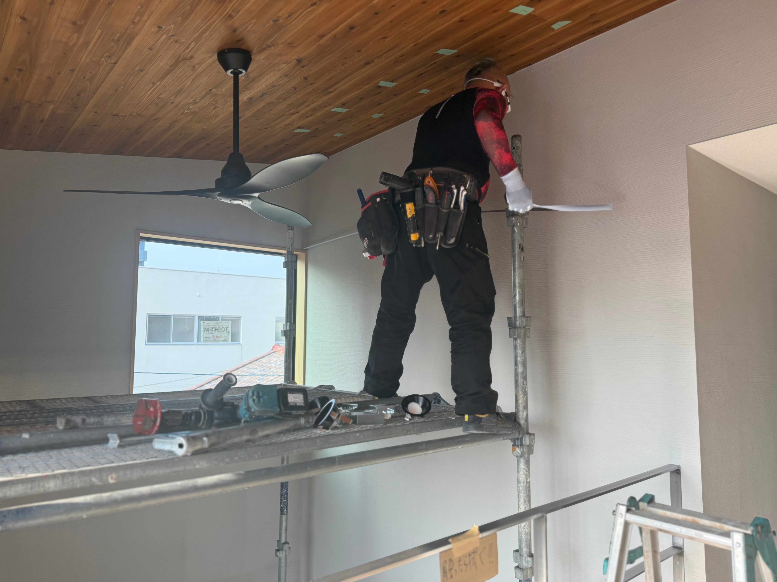 天井扇＠庚午の家